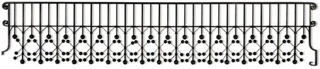 black railing