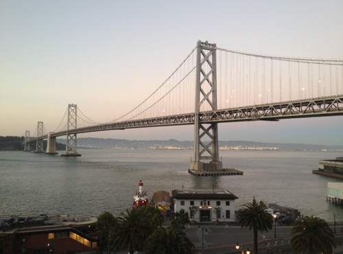 view from AdaCamp reception at Google SF