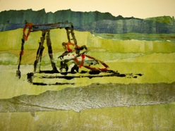chine-colle oil well print