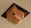 papercraft ceiling cat