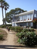 modern house at the end of Del Playa
