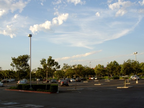A Yahoo! parking lot.