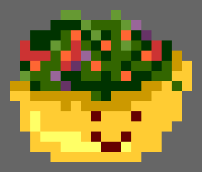 a happy bowl of salad
