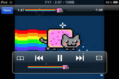 a screenshot of nyan cat sliders